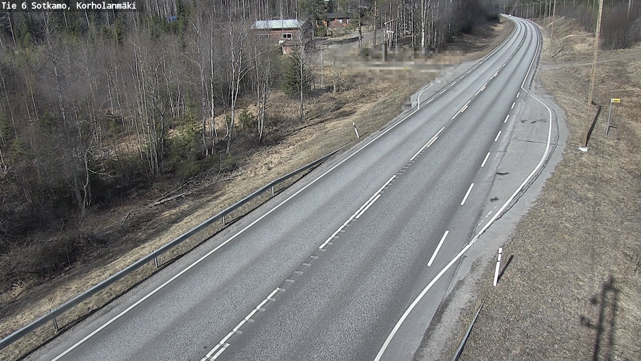 Weather Camera Image Väg 6 Sotkamo, Korholanmäki, Sotkamo, Kainuu