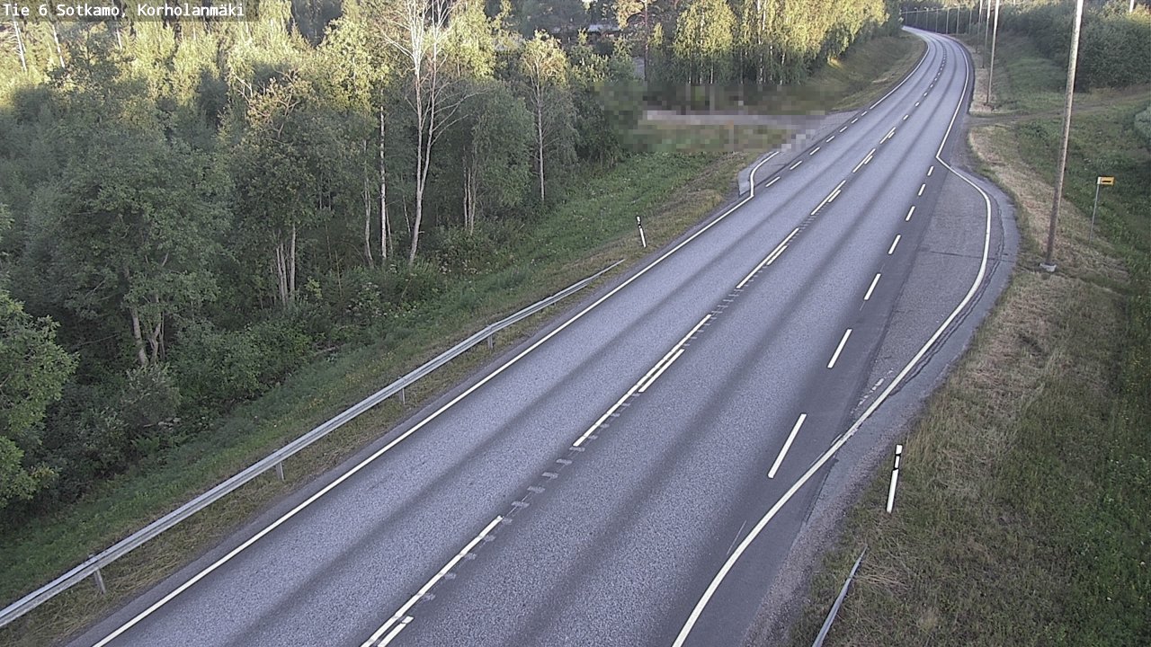 Weather Camera Image Väg 6 Sotkamo, Korholanmäki, Sotkamo, Kainuu