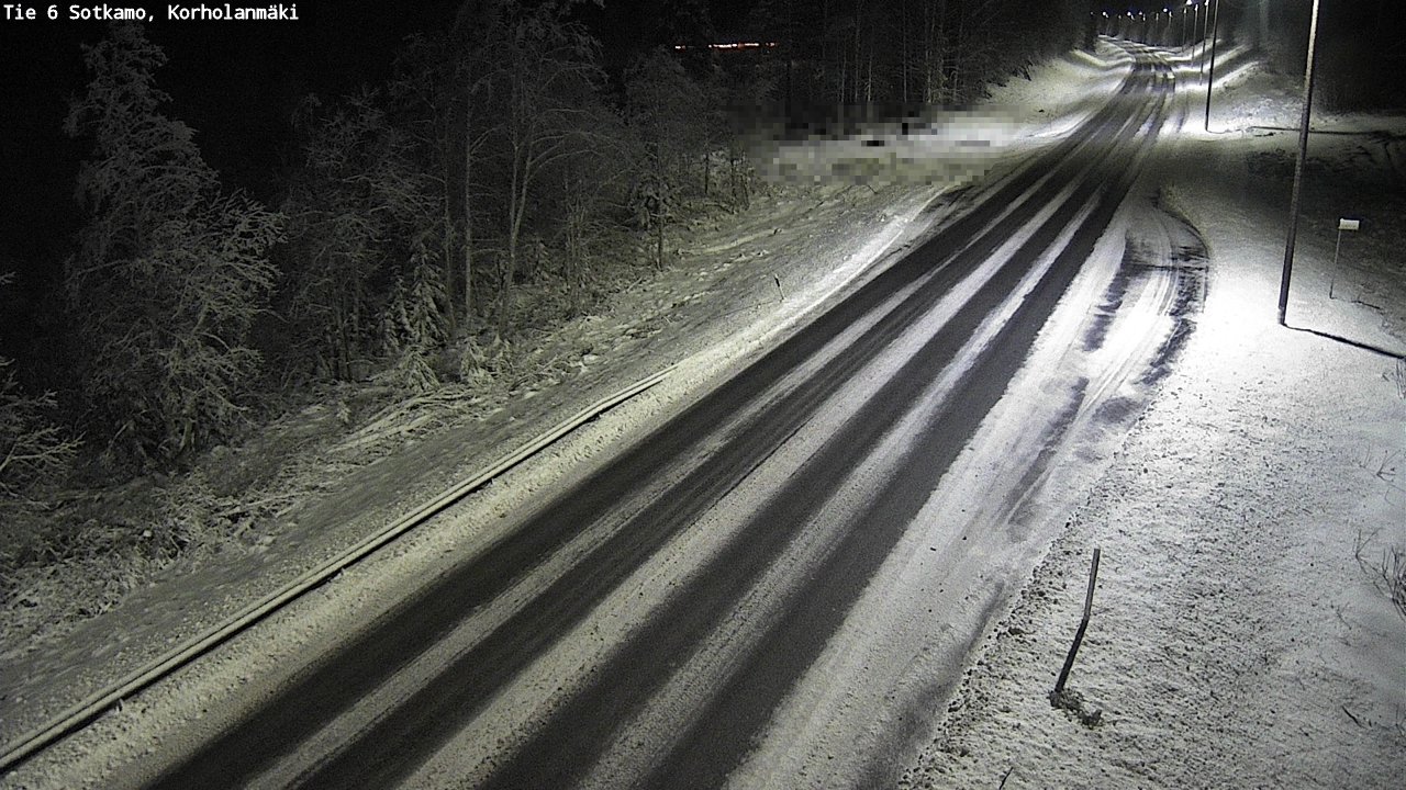 Weather Camera Image Väg 6 Sotkamo, Korholanmäki, Sotkamo, Kainuu