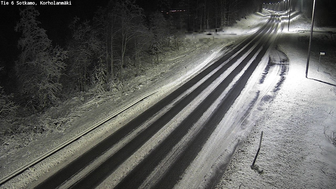 Weather Camera Image Väg 6 Sotkamo, Korholanmäki, Sotkamo, Kainuu
