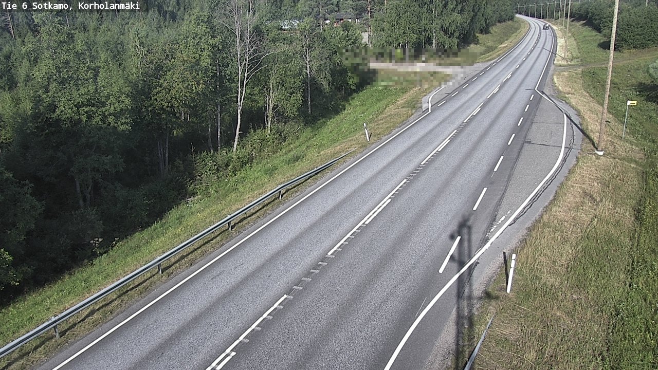 Weather Camera Image Väg 6 Sotkamo, Korholanmäki, Sotkamo, Kainuu