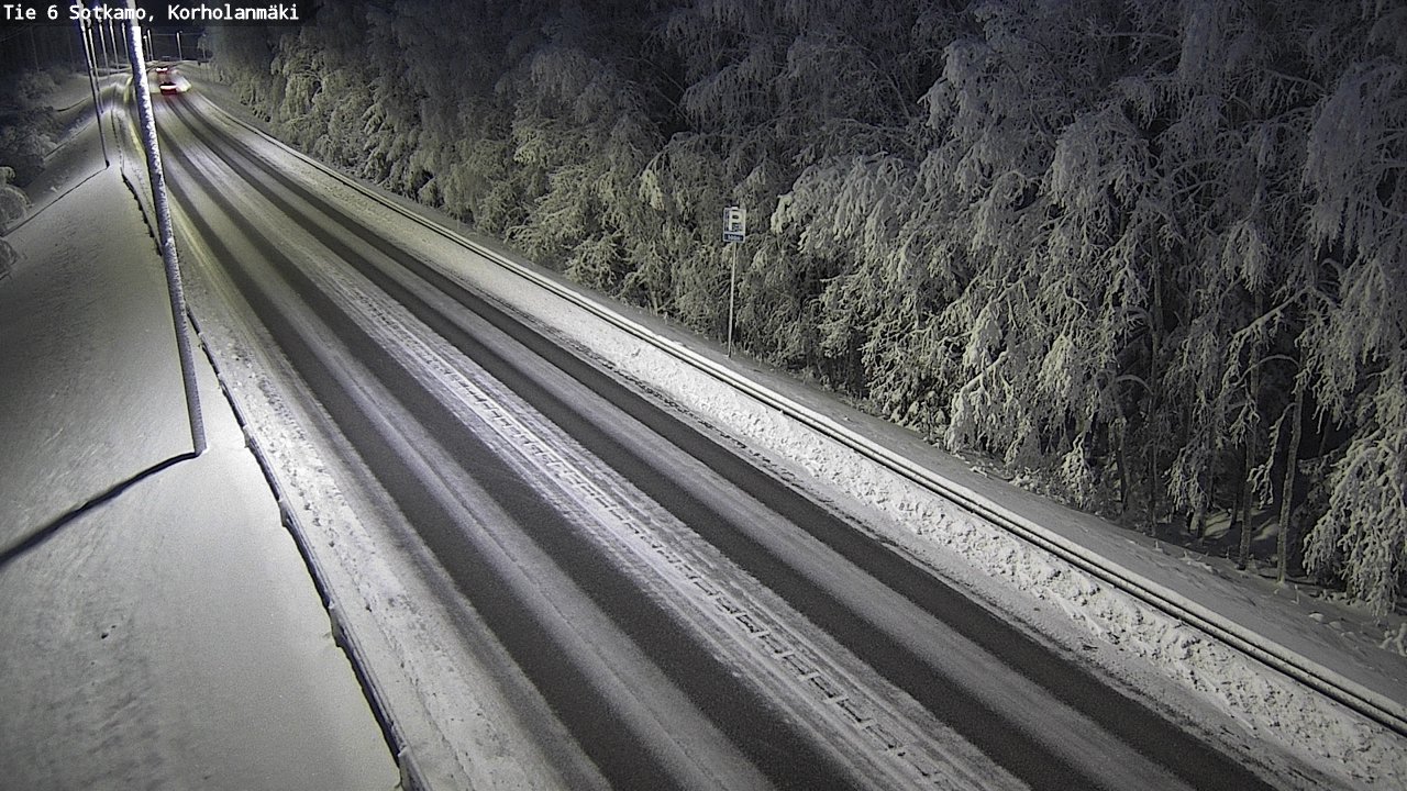 Weather Camera Image Väg 6 Sotkamo, Korholanmäki, Sotkamo, Kainuu