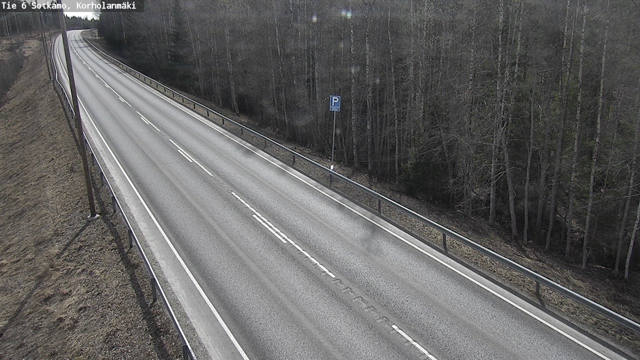 Weather Camera Image Väg 6 Sotkamo, Korholanmäki, Sotkamo, Kainuu