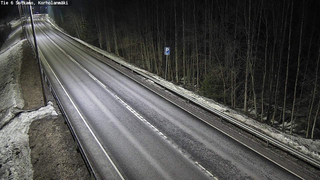 Weather Camera Image Road 6 Sotkamo, Korholanmäki, Sotkamo, Kainuu