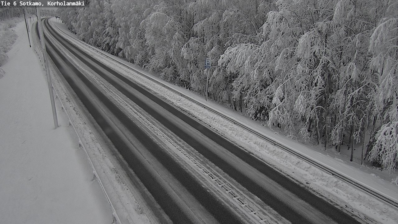 Weather Camera Image Väg 6 Sotkamo, Korholanmäki, Sotkamo, Kainuu