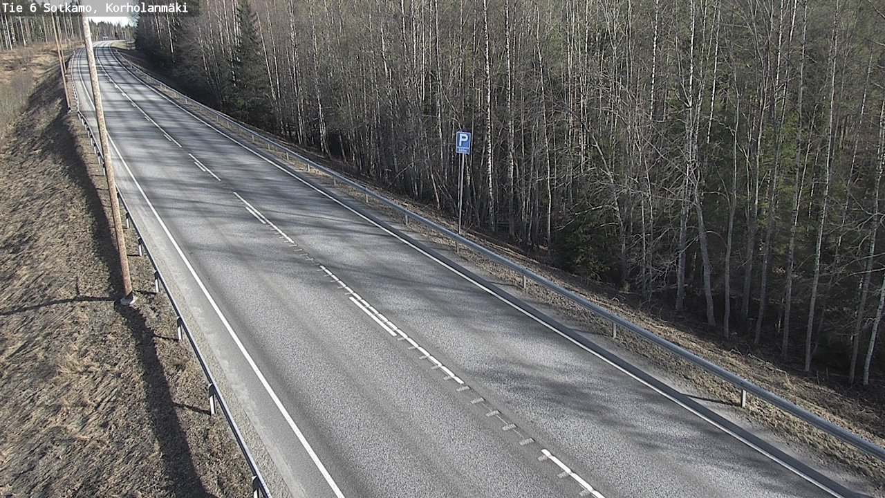 Weather Camera Image Väg 6 Sotkamo, Korholanmäki, Sotkamo, Kainuu