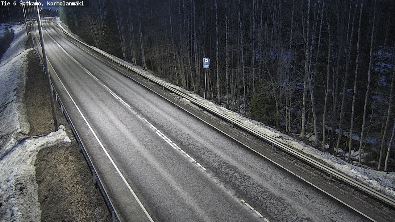Weather Camera Image Road 6 Sotkamo, Korholanmäki, Sotkamo, Kainuu