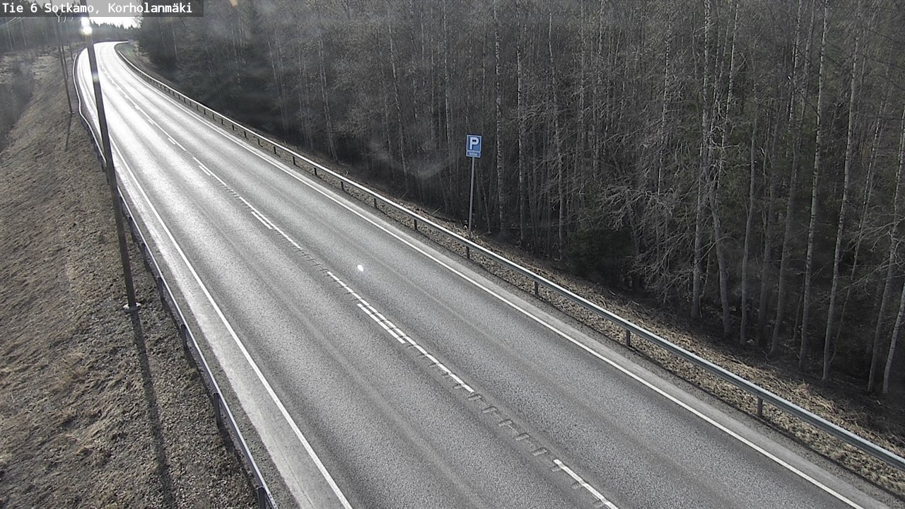 Weather Camera Image Väg 6 Sotkamo, Korholanmäki, Sotkamo, Kainuu