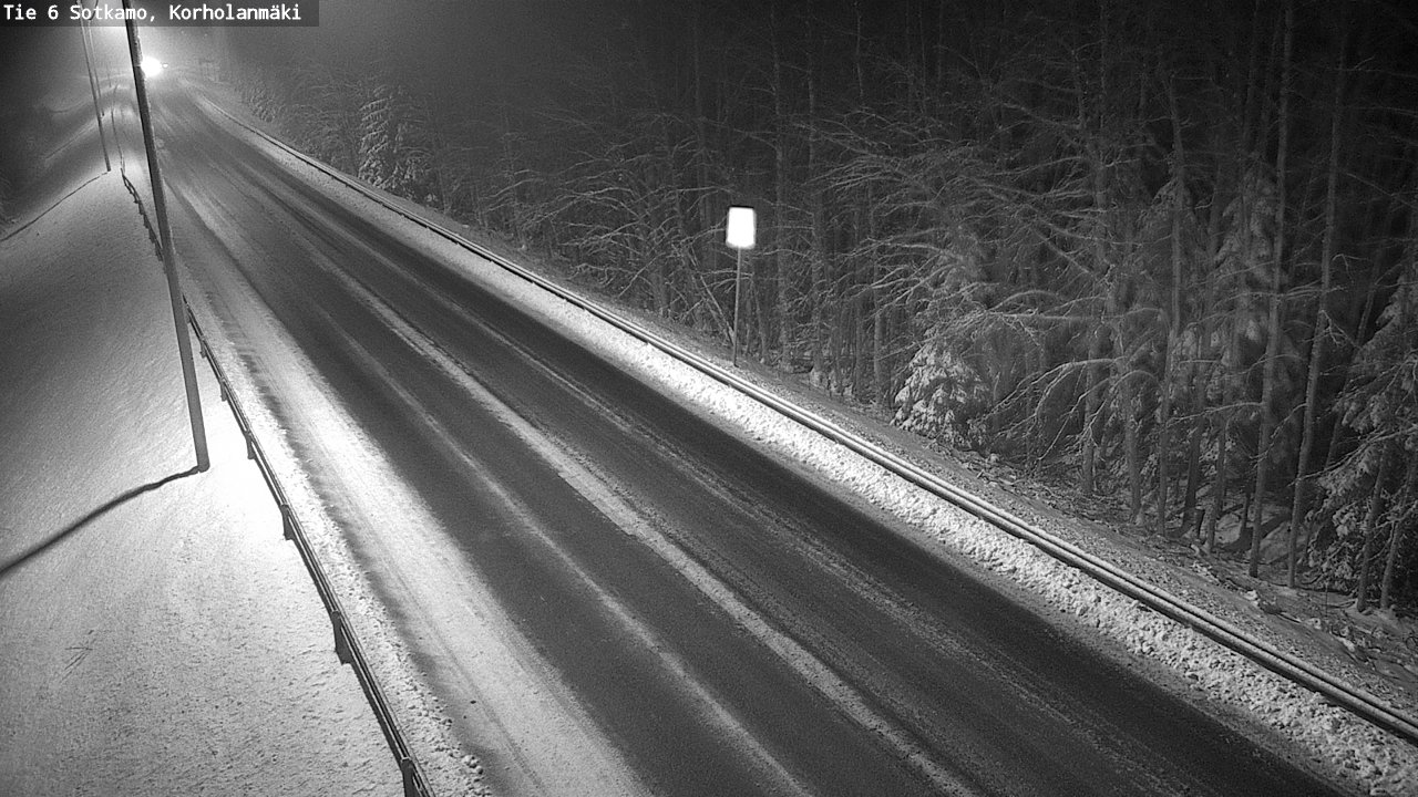 Weather Camera Image Väg 6 Sotkamo, Korholanmäki, Sotkamo, Kainuu