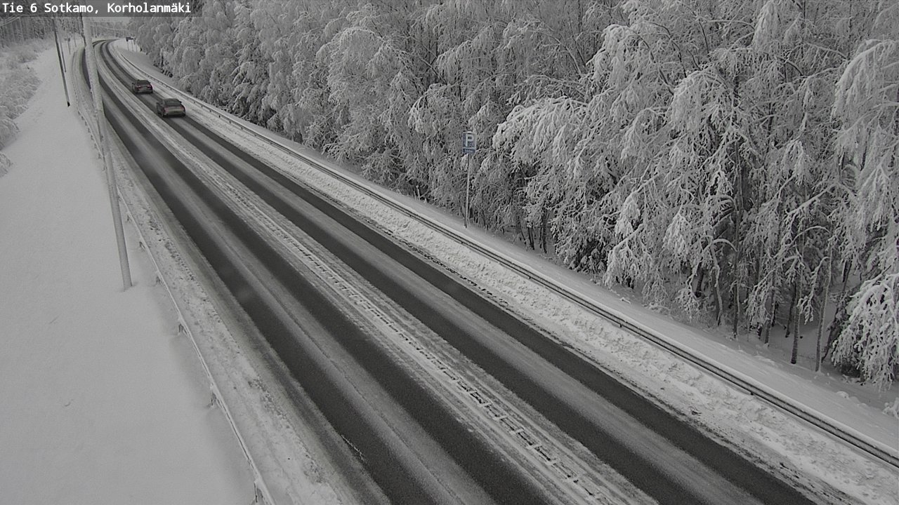 Weather Camera Image Väg 6 Sotkamo, Korholanmäki, Sotkamo, Kainuu
