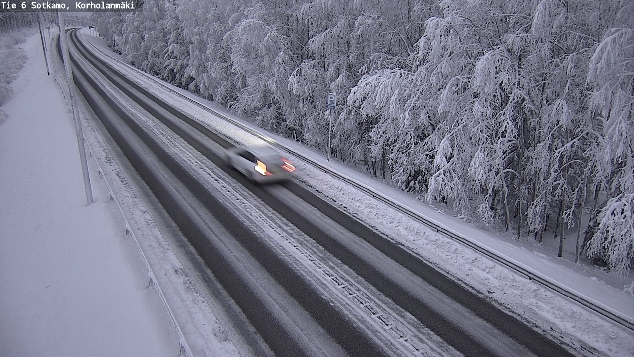 Weather Camera Image Väg 6 Sotkamo, Korholanmäki, Sotkamo, Kainuu