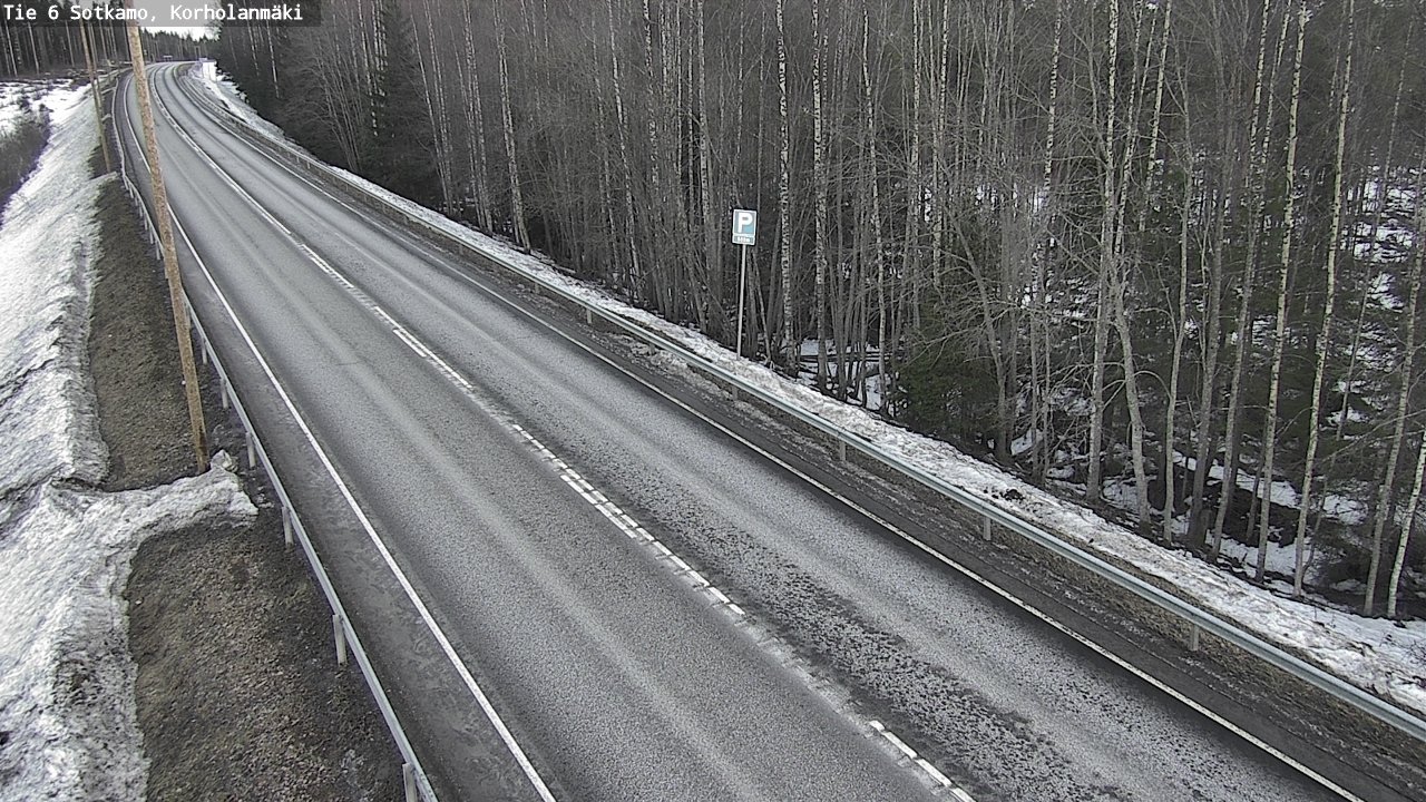 Weather Camera Image Road 6 Sotkamo, Korholanmäki, Sotkamo, Kainuu
