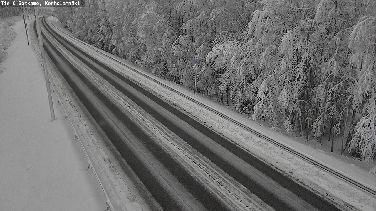 Weather Camera Image Väg 6 Sotkamo, Korholanmäki, Sotkamo, Kainuu