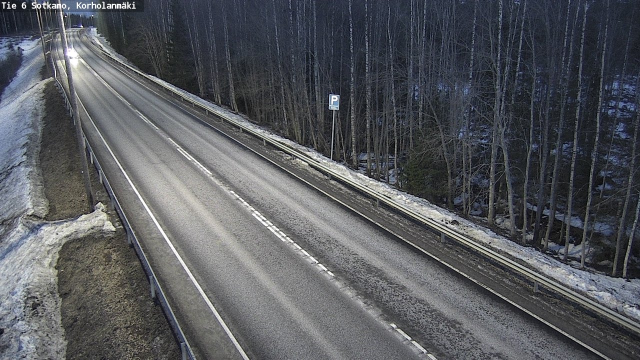 Weather Camera Image Road 6 Sotkamo, Korholanmäki, Sotkamo, Kainuu