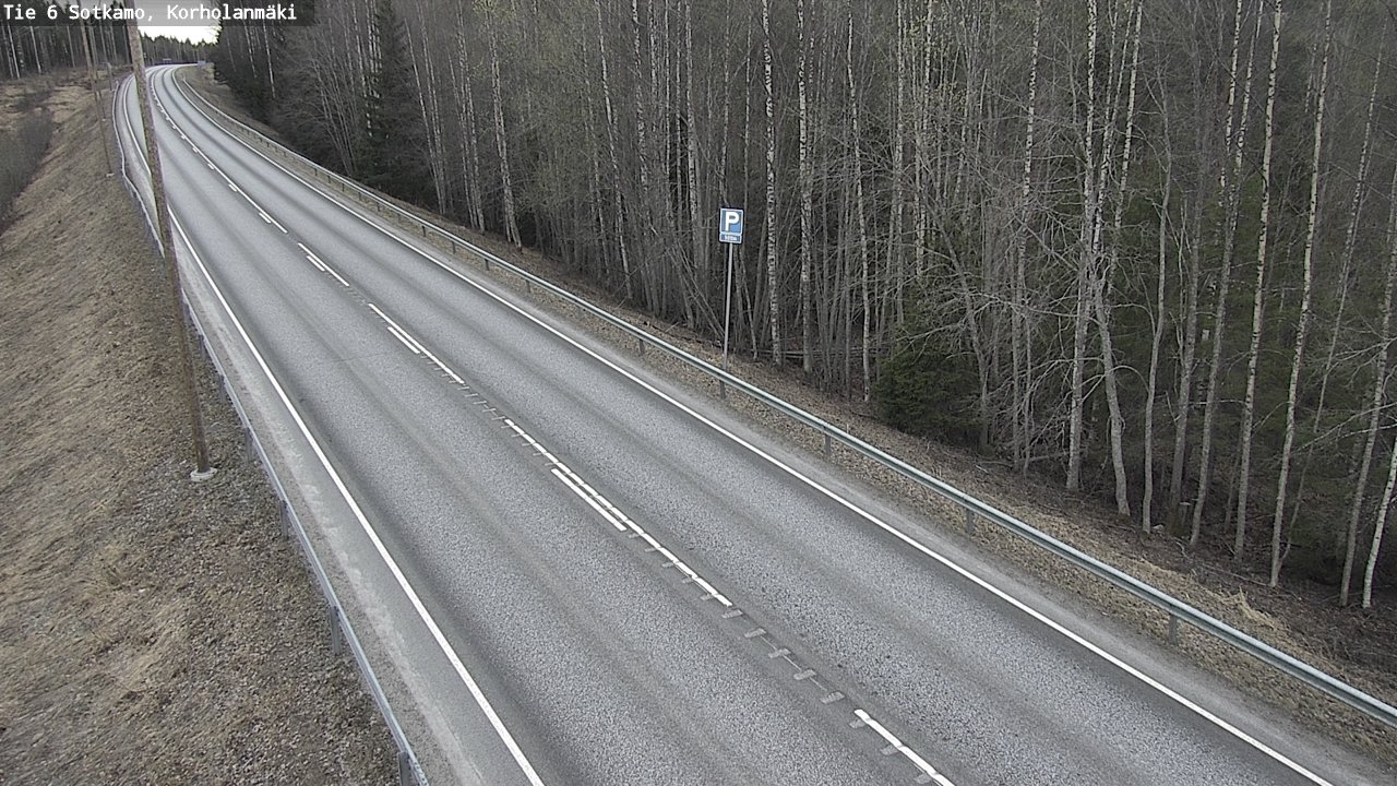 Weather Camera Image Road 6 Sotkamo, Korholanmäki, Sotkamo, Kainuu