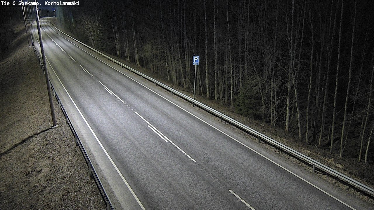 Weather Camera Image Väg 6 Sotkamo, Korholanmäki, Sotkamo, Kainuu
