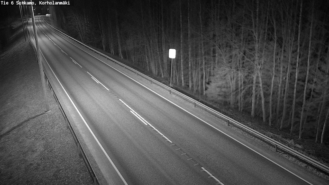Weather Camera Image Väg 6 Sotkamo, Korholanmäki, Sotkamo, Kainuu