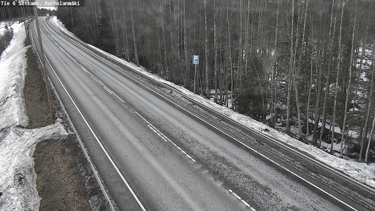 Weather Camera Image Road 6 Sotkamo, Korholanmäki, Sotkamo, Kainuu