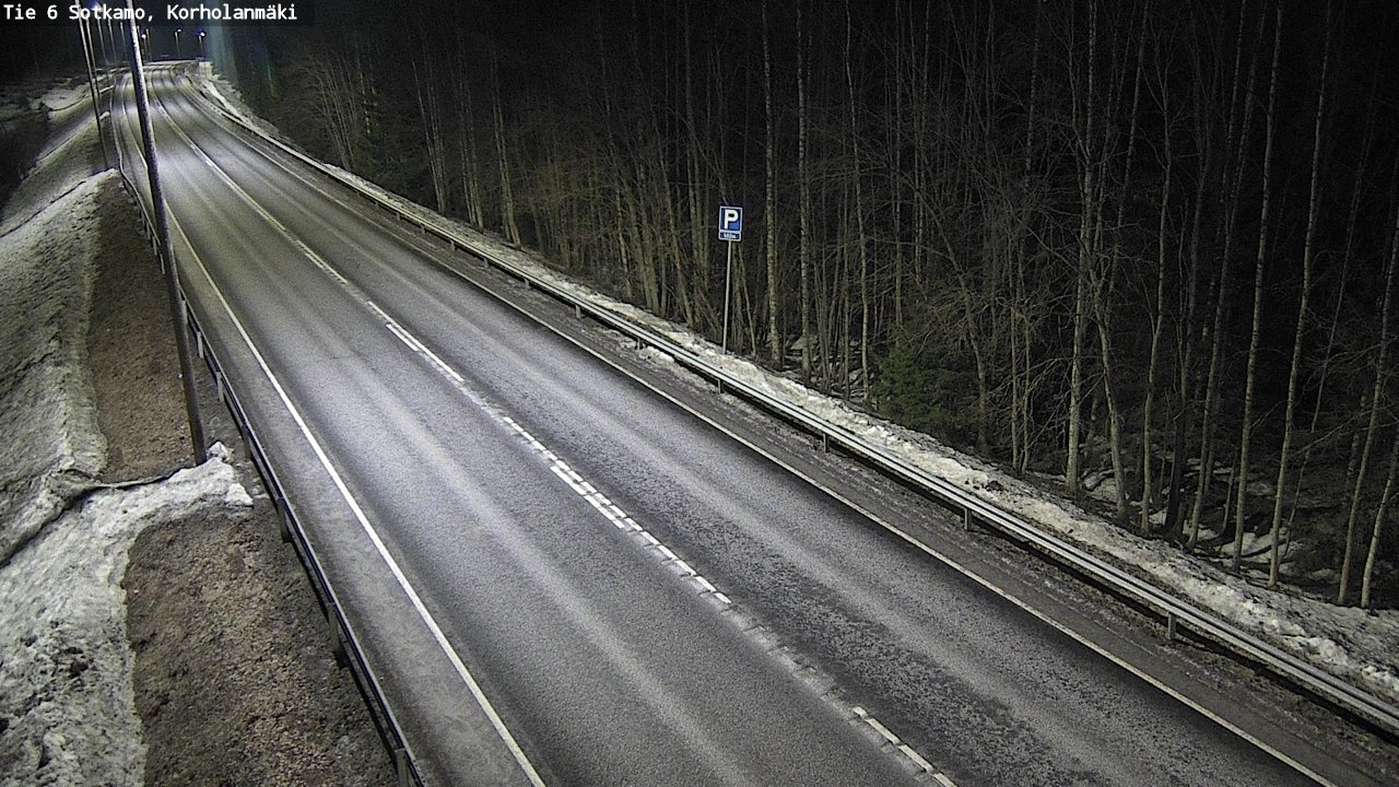 Weather Camera Image Väg 6 Sotkamo, Korholanmäki, Sotkamo, Kainuu