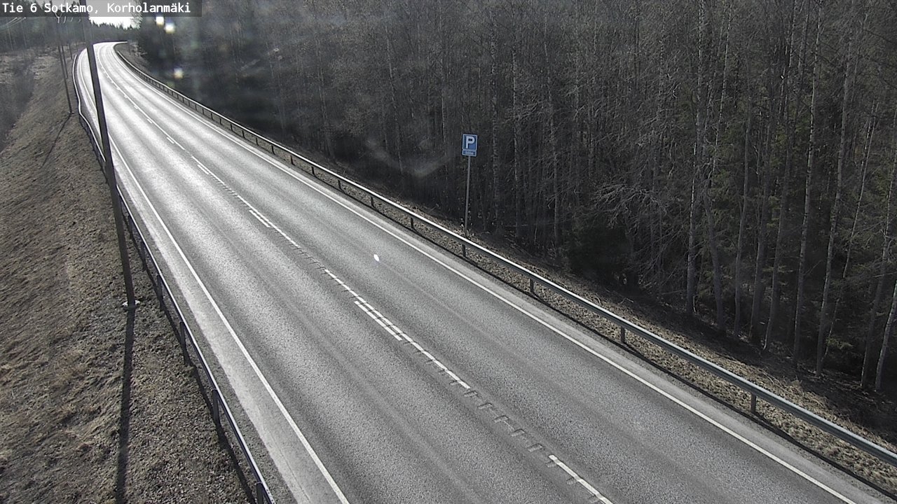 Weather Camera Image Väg 6 Sotkamo, Korholanmäki, Sotkamo, Kainuu