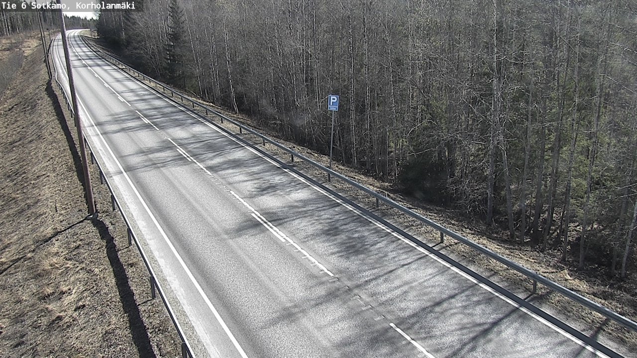Weather Camera Image Väg 6 Sotkamo, Korholanmäki, Sotkamo, Kainuu