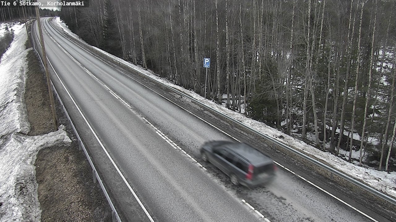 Weather Camera Image Road 6 Sotkamo, Korholanmäki, Sotkamo, Kainuu