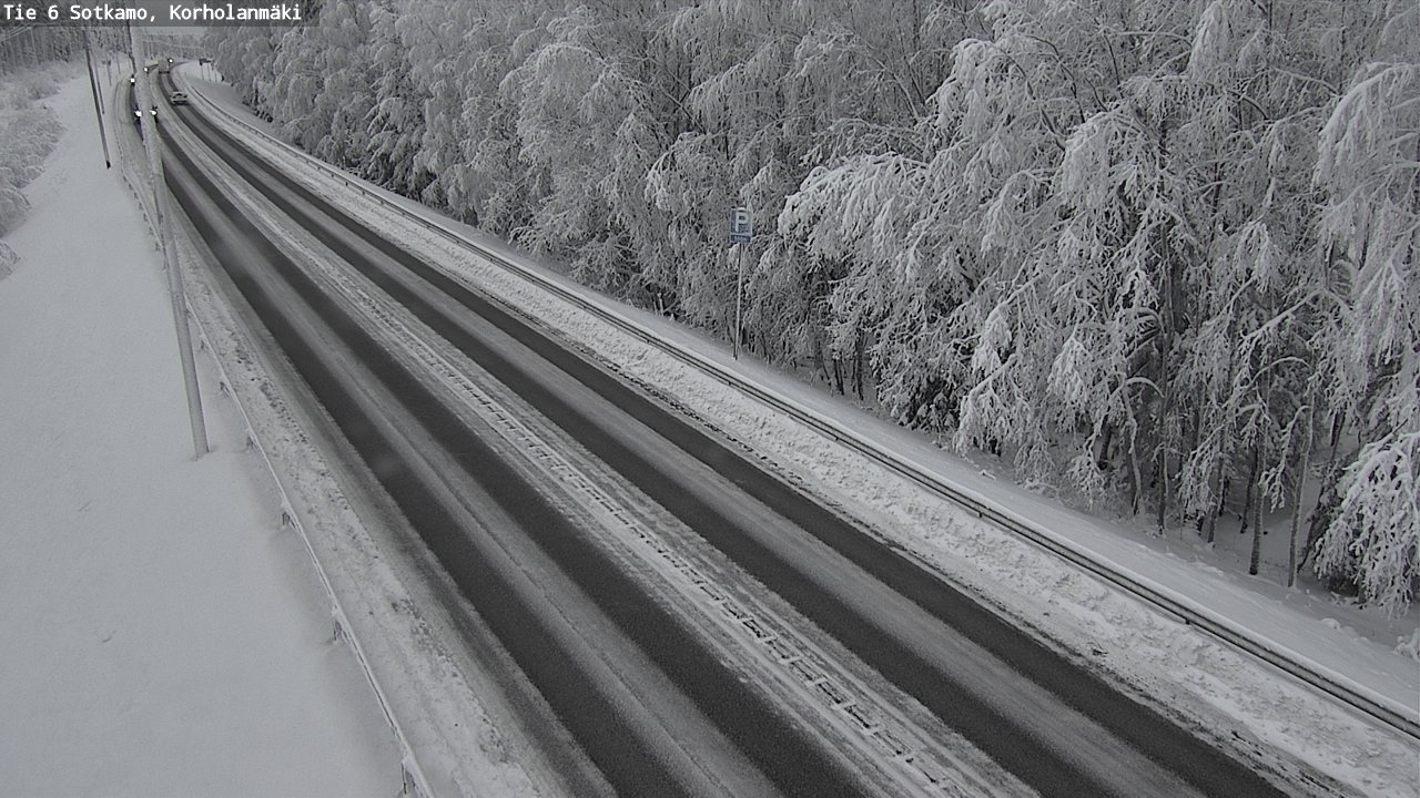 Weather Camera Image Väg 6 Sotkamo, Korholanmäki, Sotkamo, Kainuu