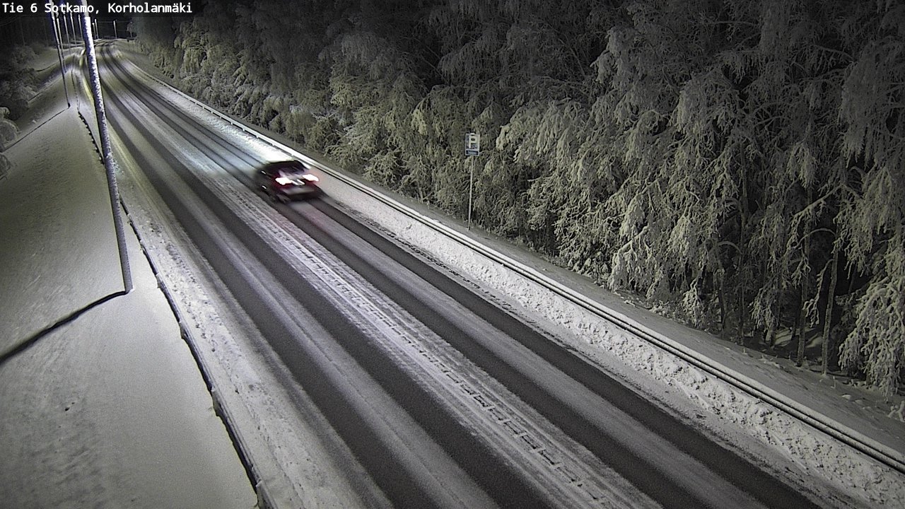 Weather Camera Image Road 6 Sotkamo, Korholanmäki, Sotkamo, Kainuu