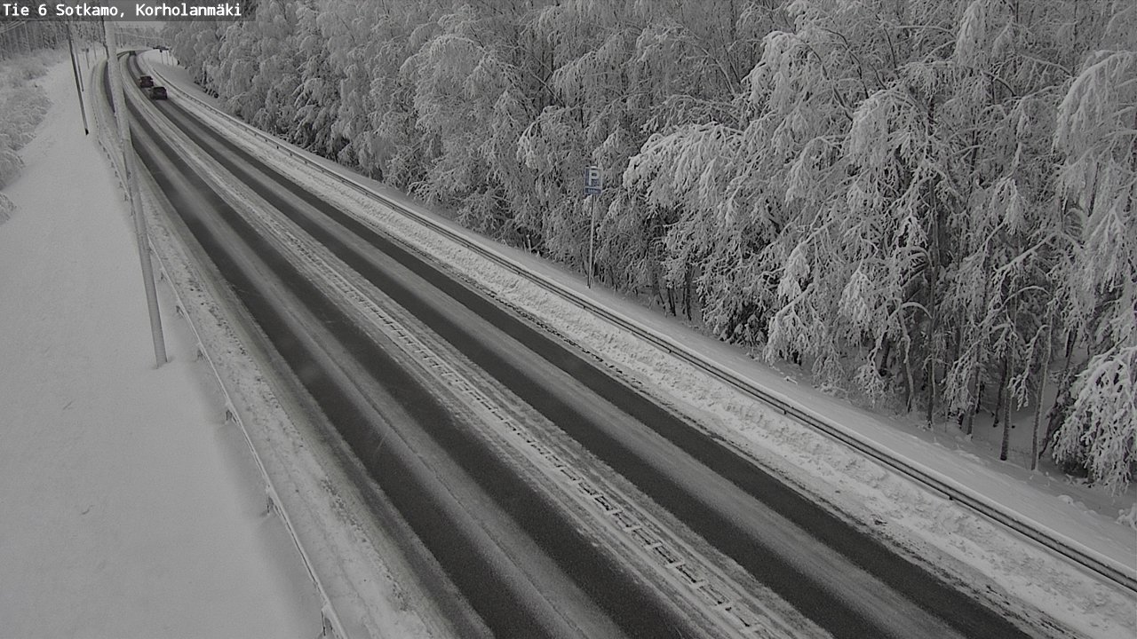 Weather Camera Image Väg 6 Sotkamo, Korholanmäki, Sotkamo, Kainuu