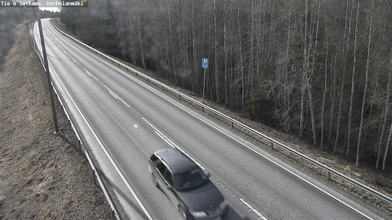 Weather Camera Image Väg 6 Sotkamo, Korholanmäki, Sotkamo, Kainuu