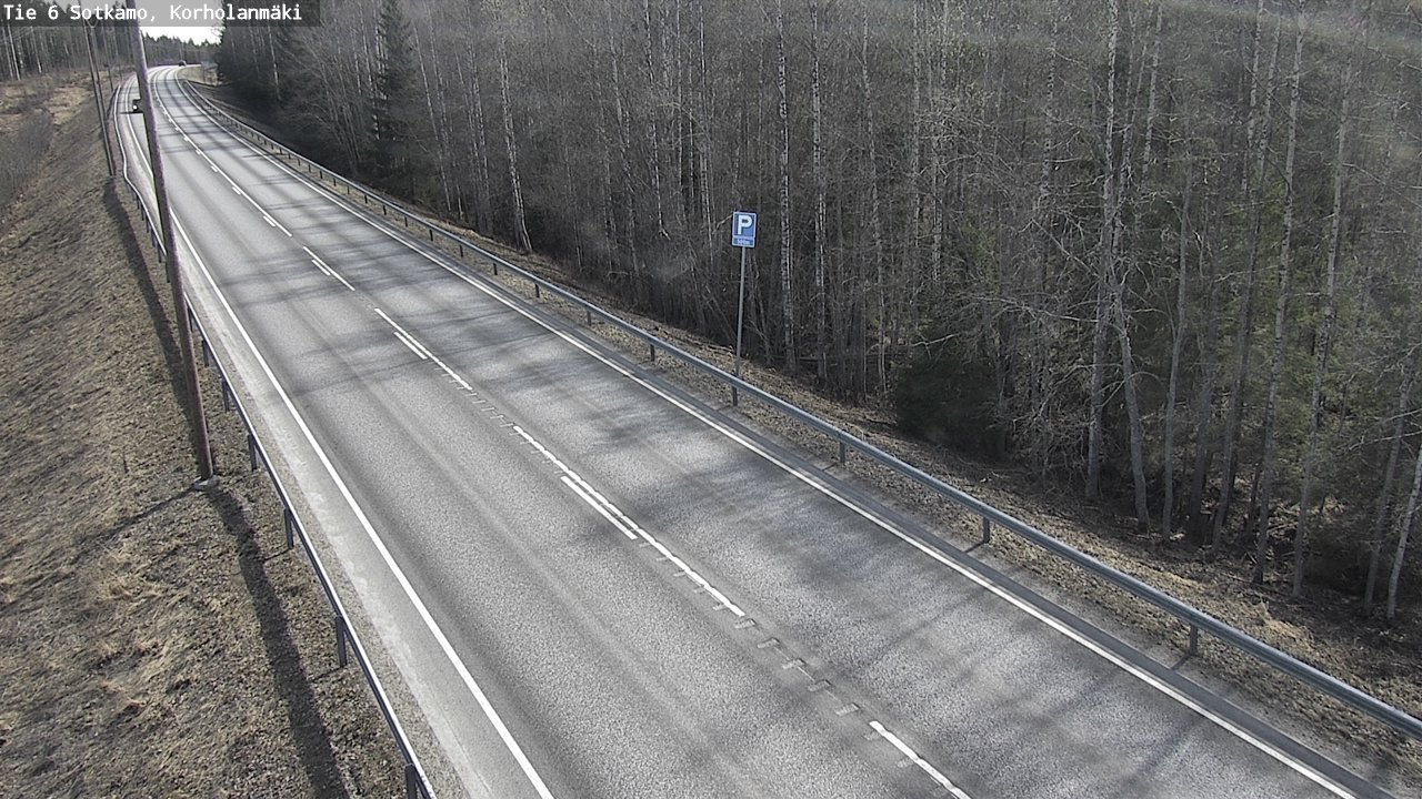 Weather Camera Image Väg 6 Sotkamo, Korholanmäki, Sotkamo, Kainuu