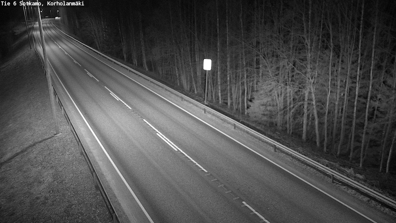 Weather Camera Image Väg 6 Sotkamo, Korholanmäki, Sotkamo, Kainuu