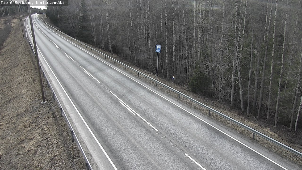 Weather Camera Image Väg 6 Sotkamo, Korholanmäki, Sotkamo, Kainuu