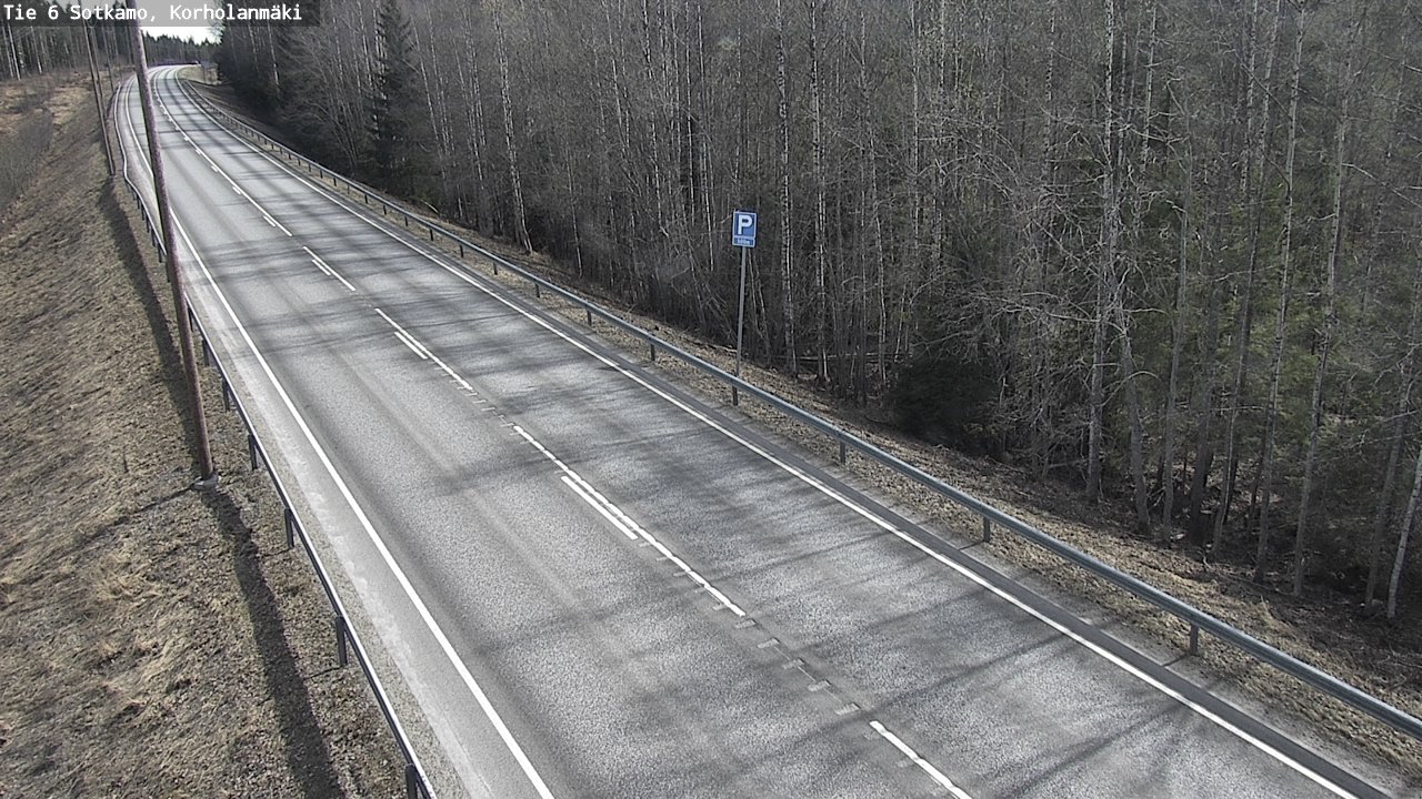 Weather Camera Image Väg 6 Sotkamo, Korholanmäki, Sotkamo, Kainuu