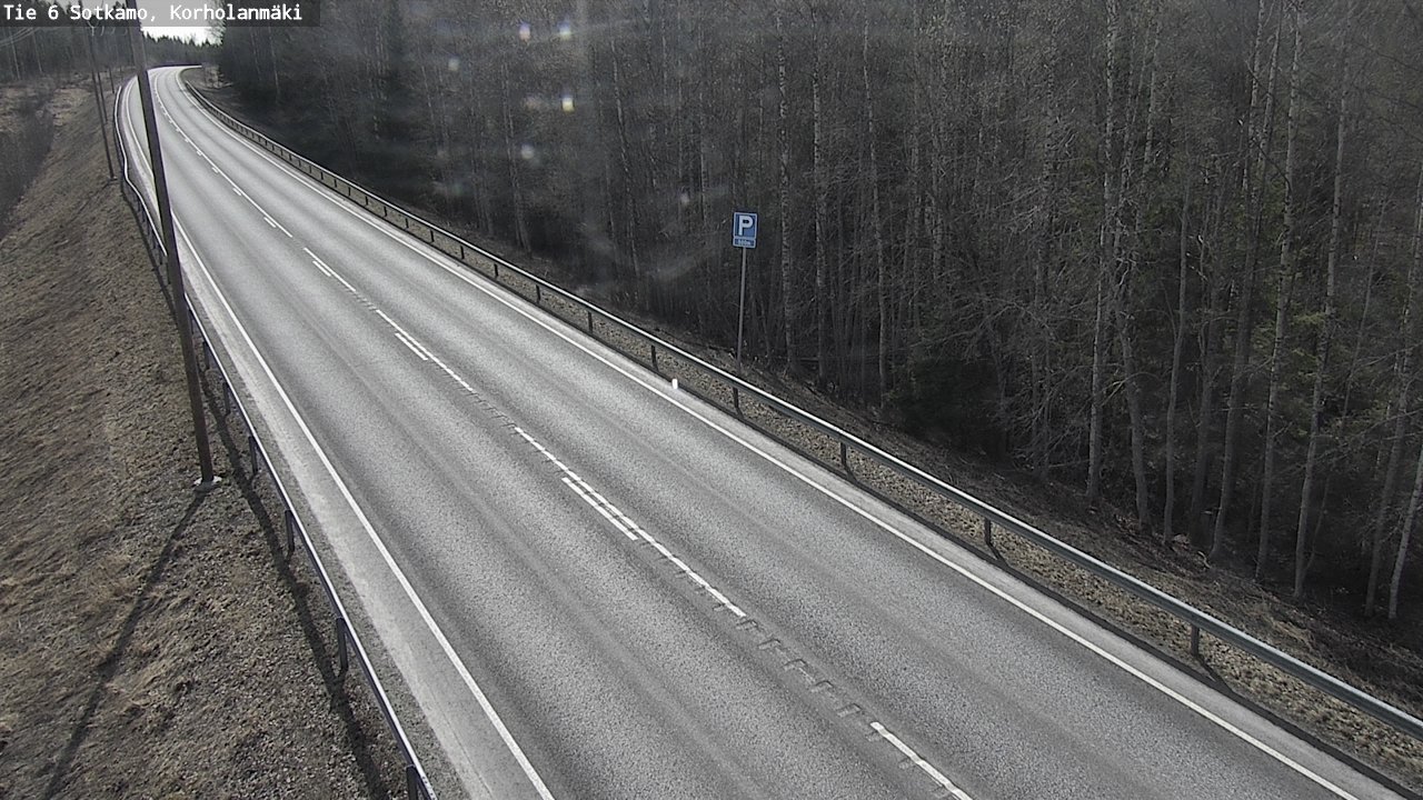 Weather Camera Image Väg 6 Sotkamo, Korholanmäki, Sotkamo, Kainuu