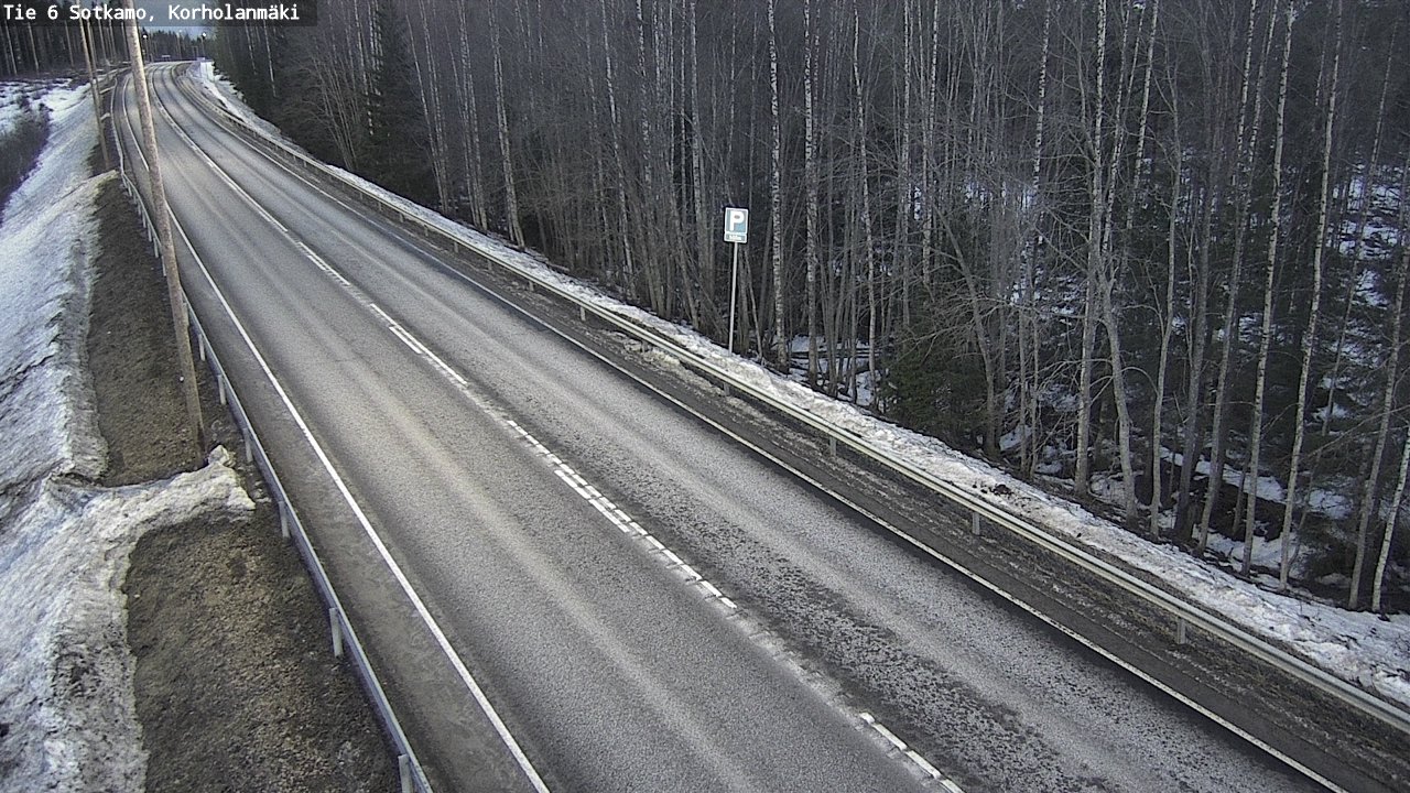 Weather Camera Image Road 6 Sotkamo, Korholanmäki, Sotkamo, Kainuu