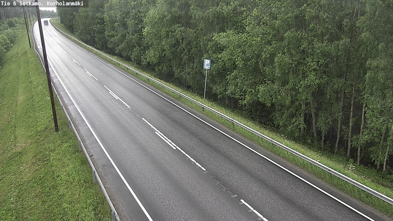 Weather Camera Image Väg 6 Sotkamo, Korholanmäki, Sotkamo, Kainuu