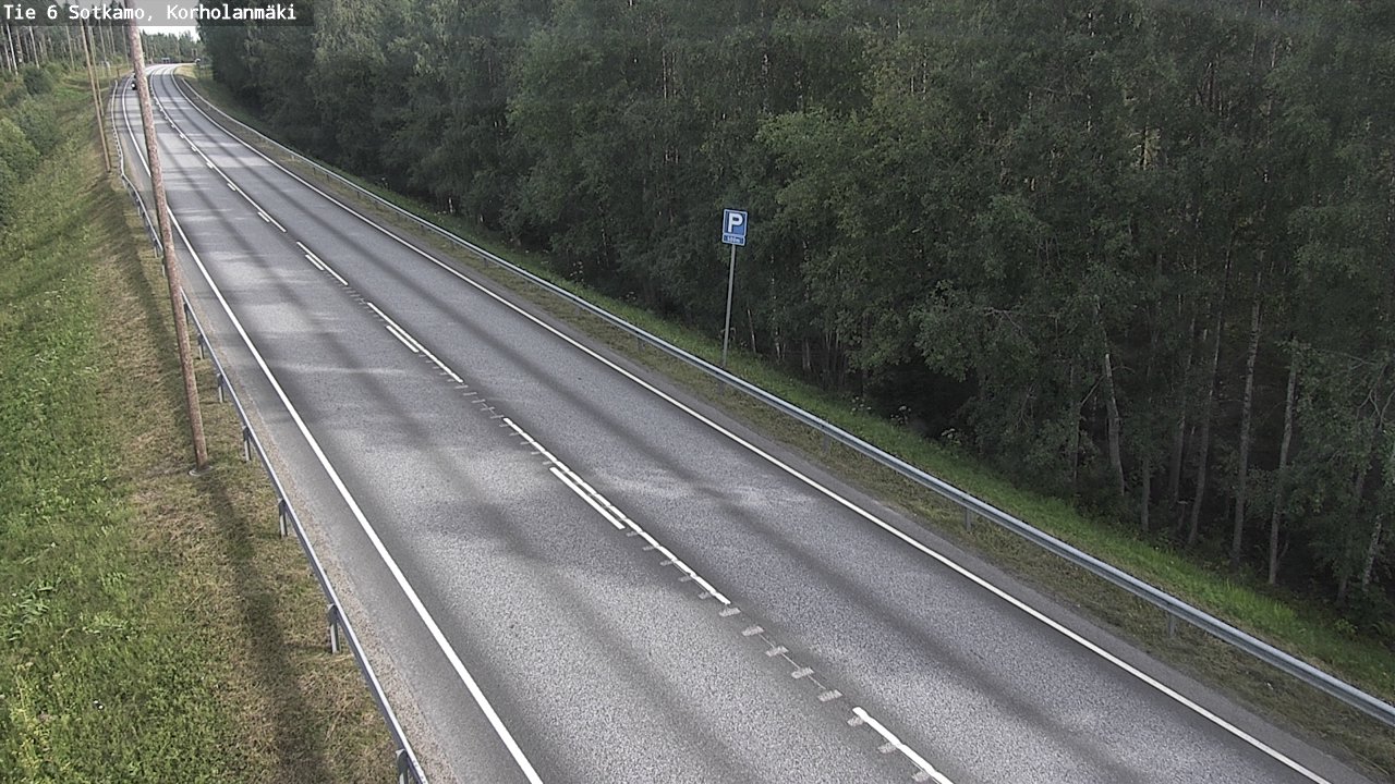 Weather Camera Image Road 6 Sotkamo, Korholanmäki, Sotkamo, Kainuu