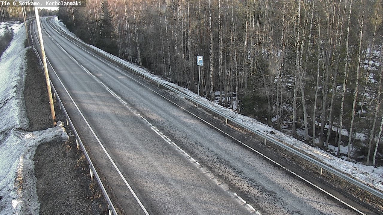 Weather Camera Image Road 6 Sotkamo, Korholanmäki, Sotkamo, Kainuu