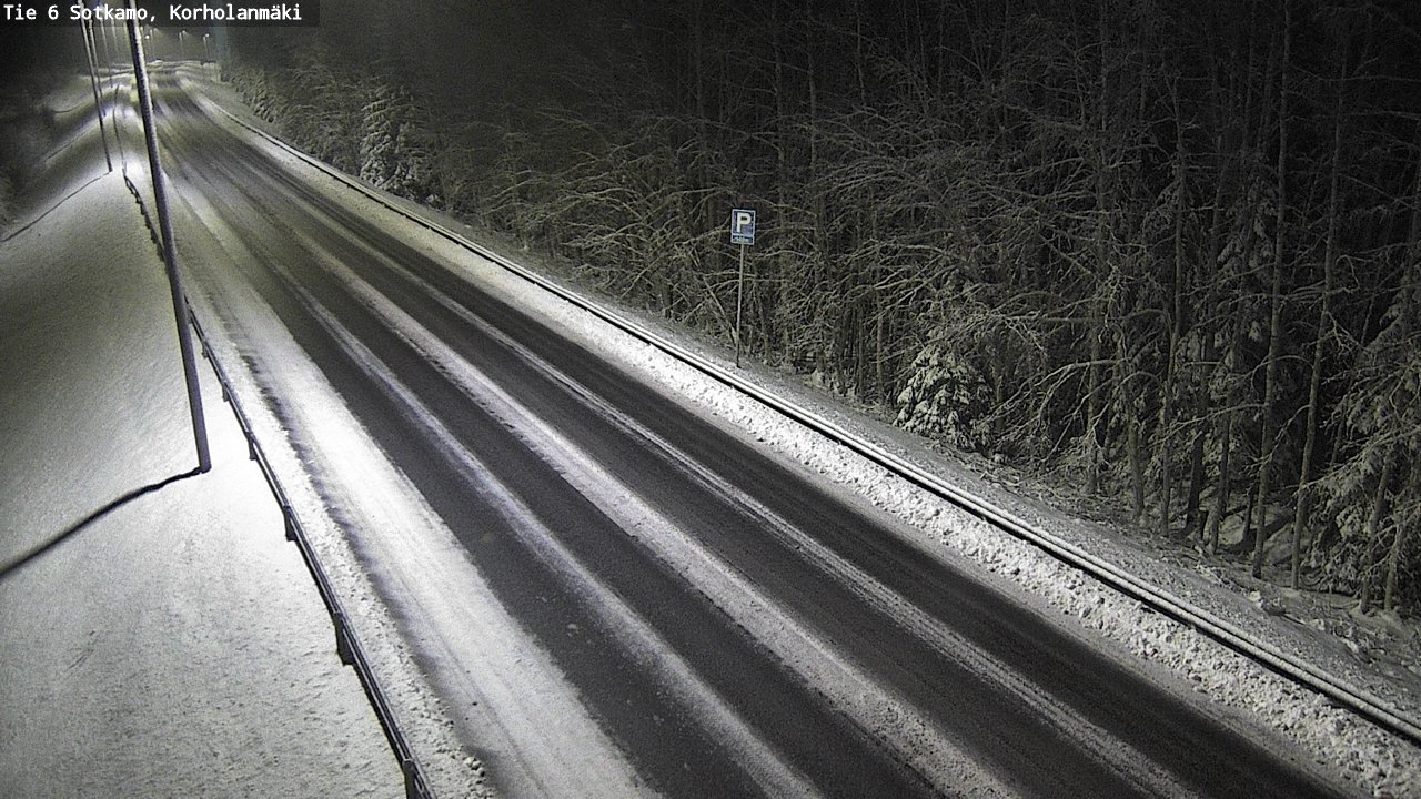 Weather Camera Image Väg 6 Sotkamo, Korholanmäki, Sotkamo, Kainuu