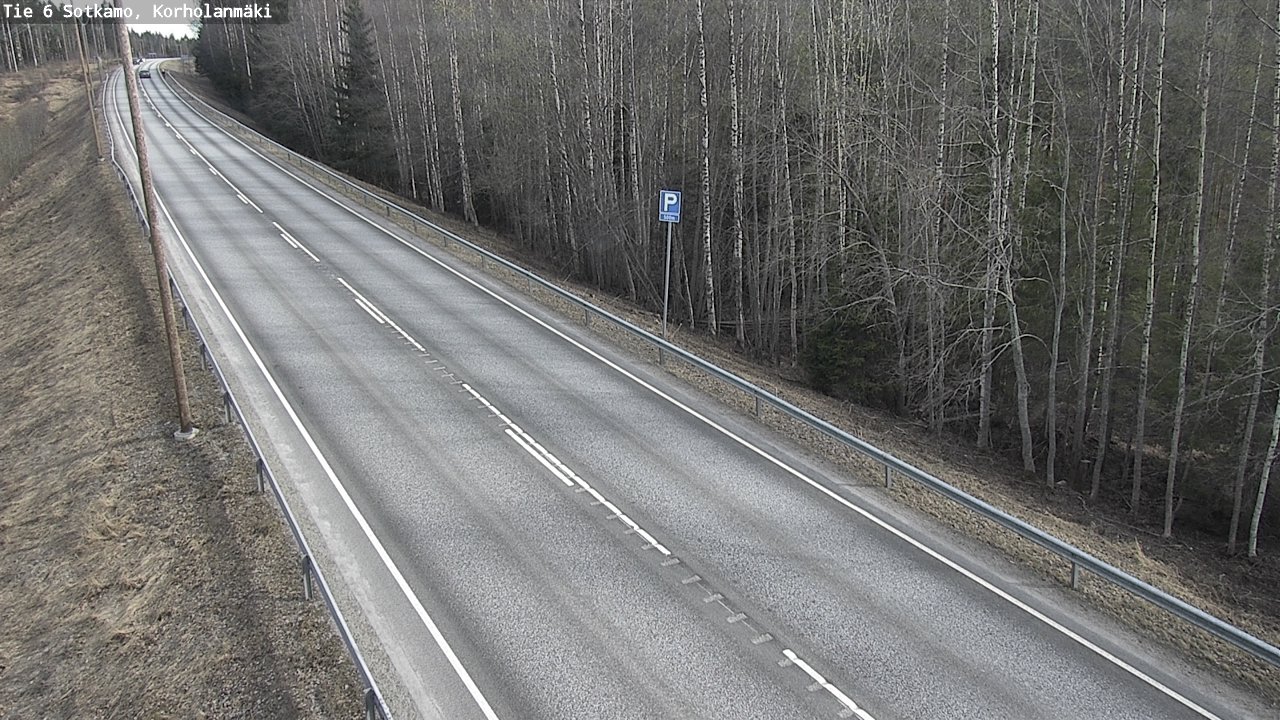 Weather Camera Image Väg 6 Sotkamo, Korholanmäki, Sotkamo, Kainuu