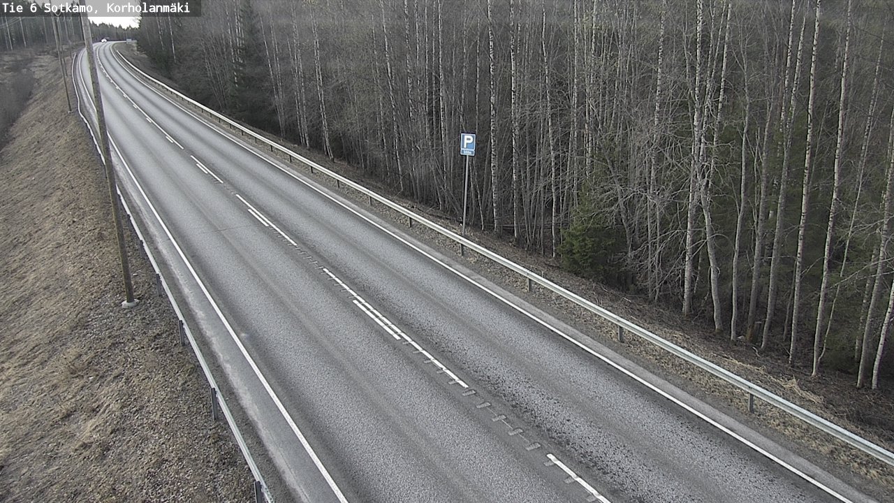 Weather Camera Image Väg 6 Sotkamo, Korholanmäki, Sotkamo, Kainuu