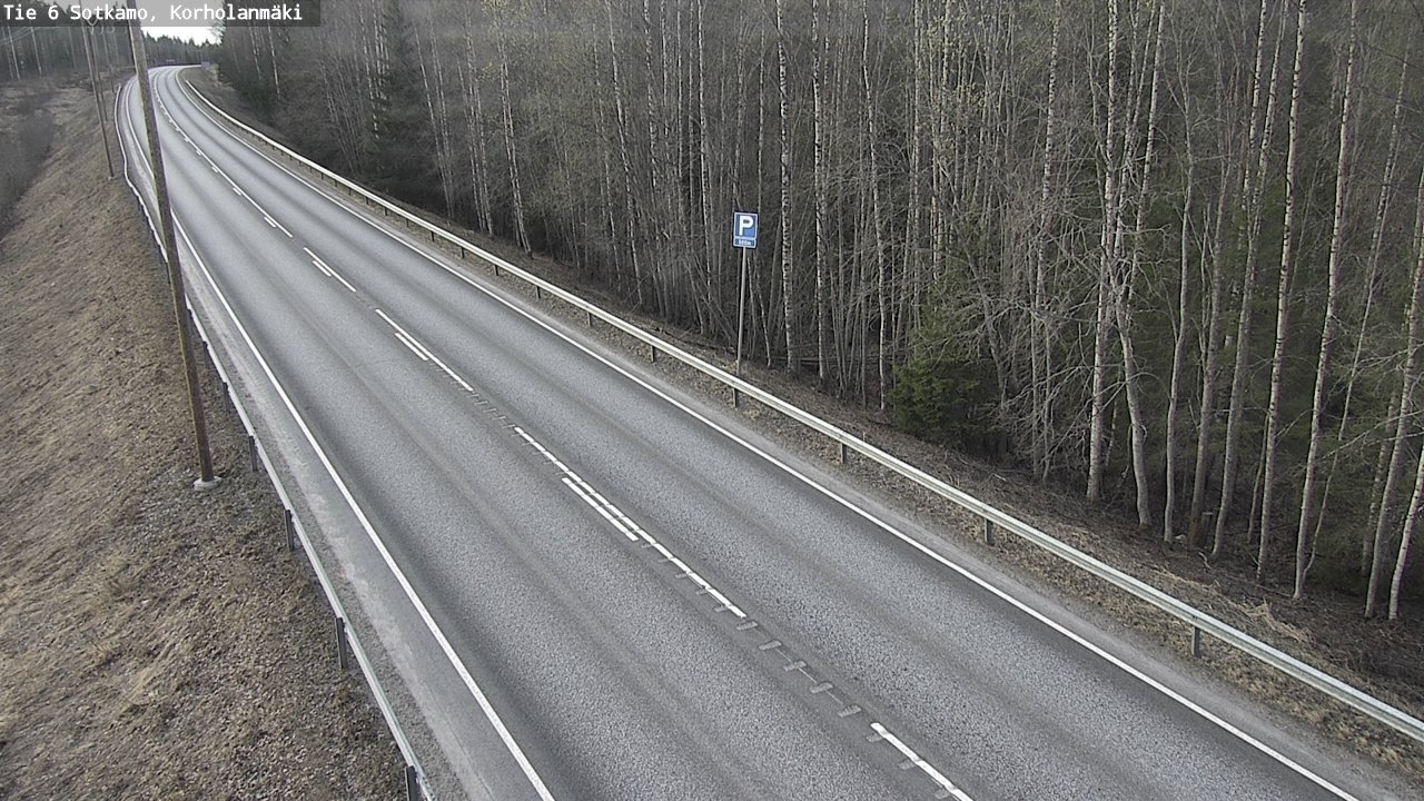 Weather Camera Image Road 6 Sotkamo, Korholanmäki, Sotkamo, Kainuu