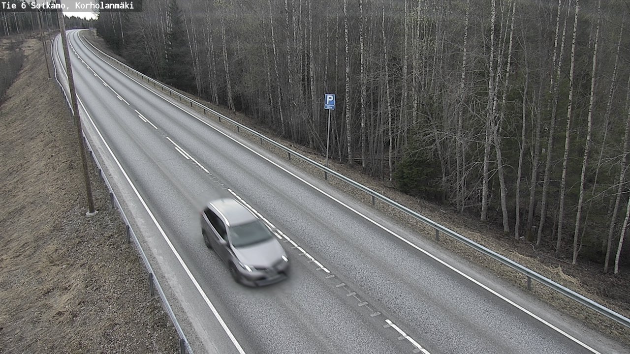 Weather Camera Image Road 6 Sotkamo, Korholanmäki, Sotkamo, Kainuu