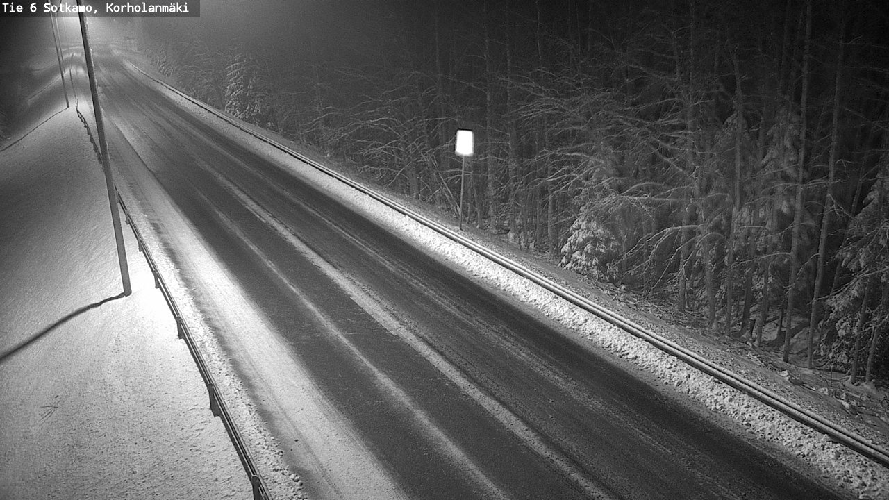 Weather Camera Image Väg 6 Sotkamo, Korholanmäki, Sotkamo, Kainuu