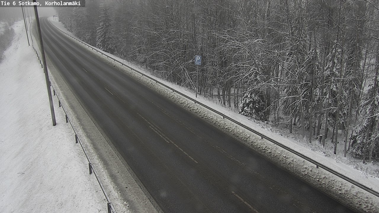 Weather Camera Image Väg 6 Sotkamo, Korholanmäki, Sotkamo, Kainuu