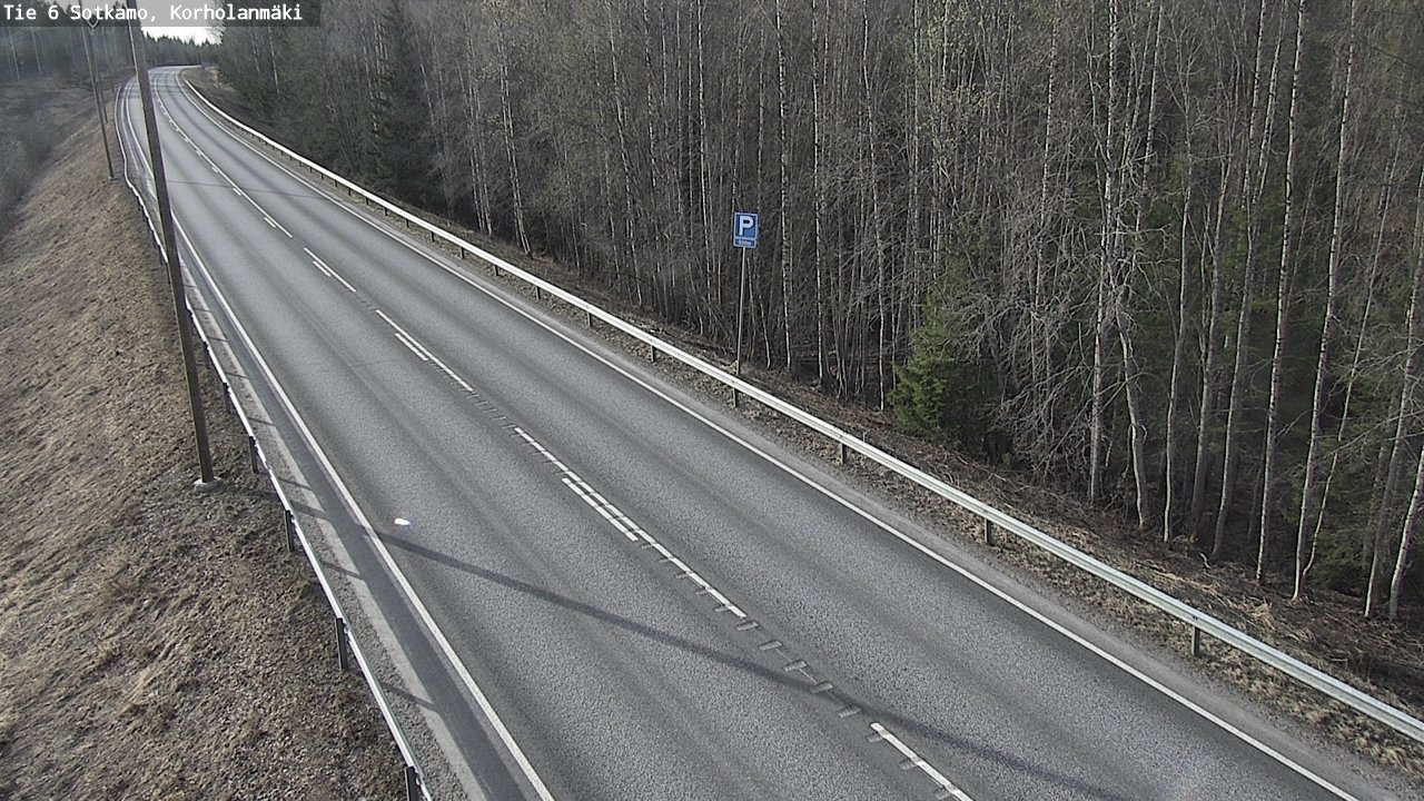 Weather Camera Image Road 6 Sotkamo, Korholanmäki, Sotkamo, Kainuu
