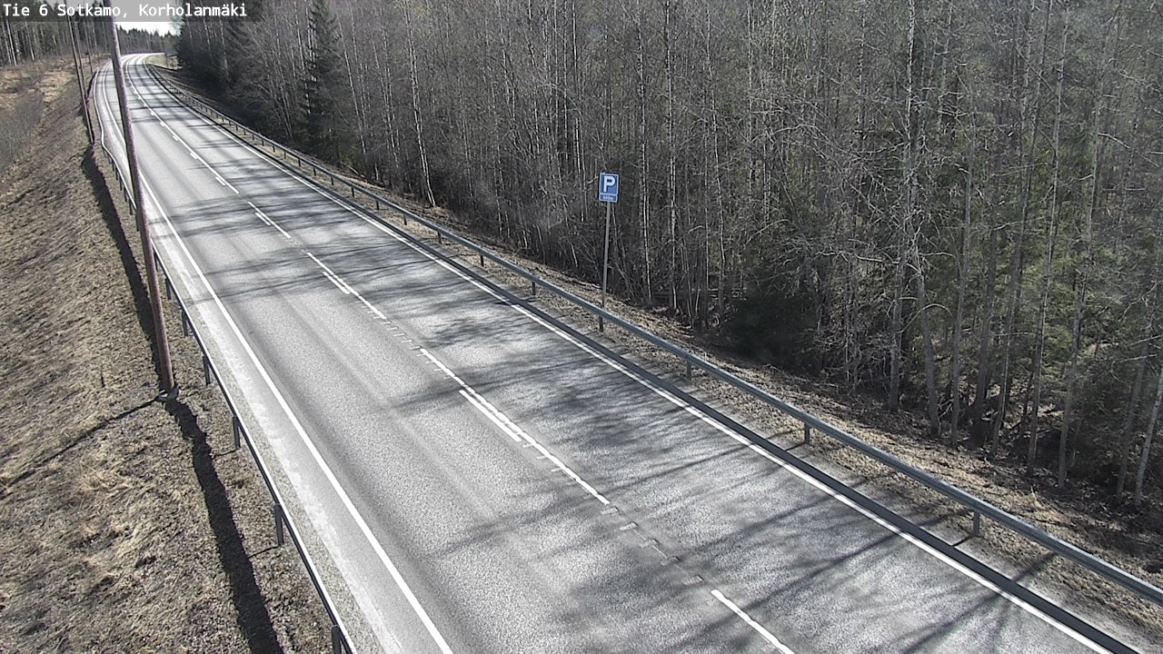Weather Camera Image Väg 6 Sotkamo, Korholanmäki, Sotkamo, Kainuu
