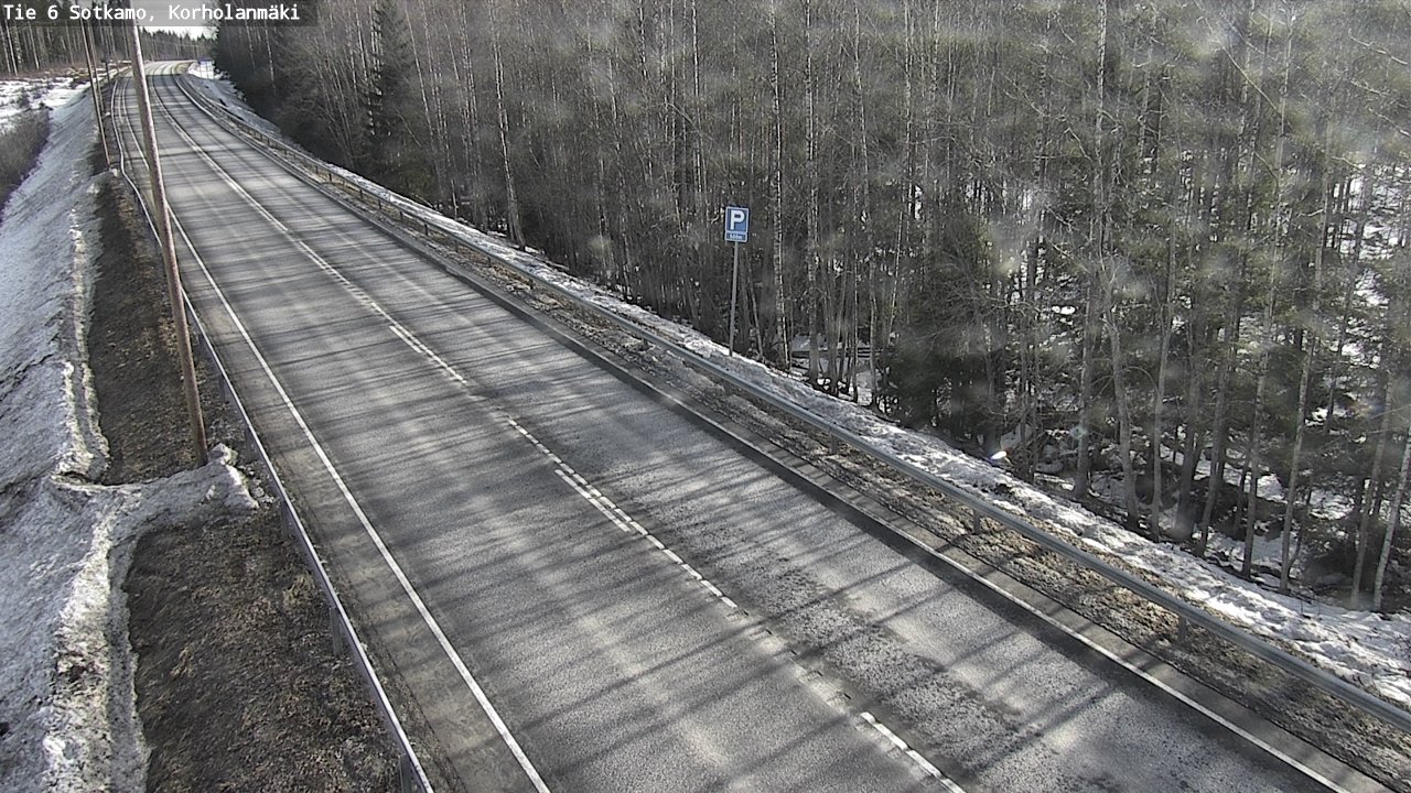 Weather Camera Image Road 6 Sotkamo, Korholanmäki, Sotkamo, Kainuu