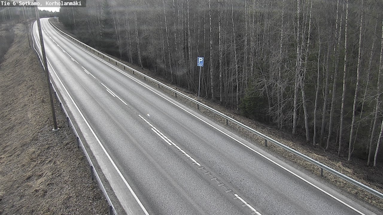 Weather Camera Image Väg 6 Sotkamo, Korholanmäki, Sotkamo, Kainuu